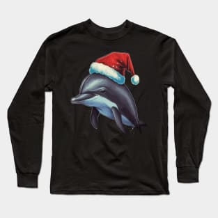 Porpoise Christmas Long Sleeve T-Shirt